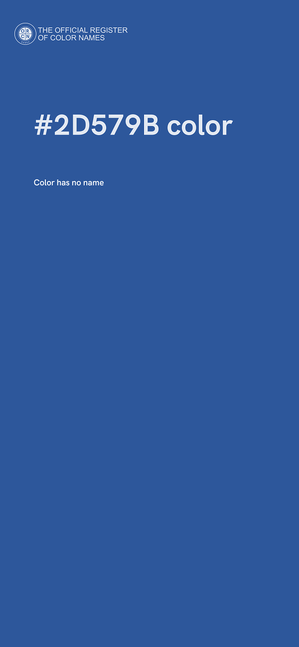 #2D579B color image