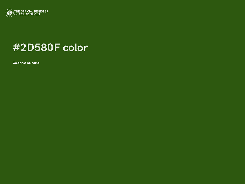 #2D580F color image