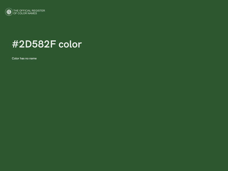 #2D582F color image
