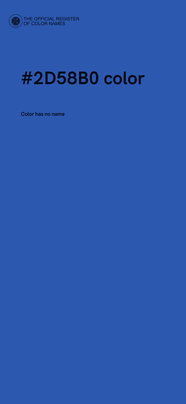 #2D58B0 color image