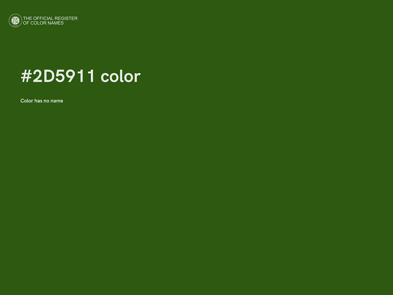 #2D5911 color image