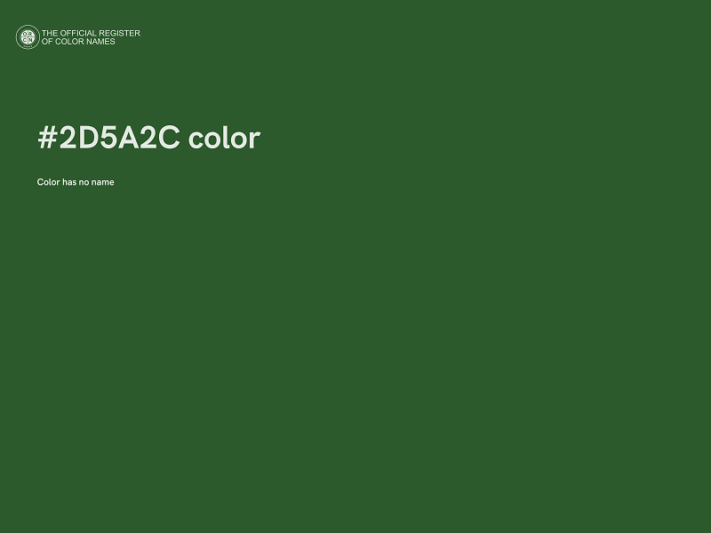 #2D5A2C color image