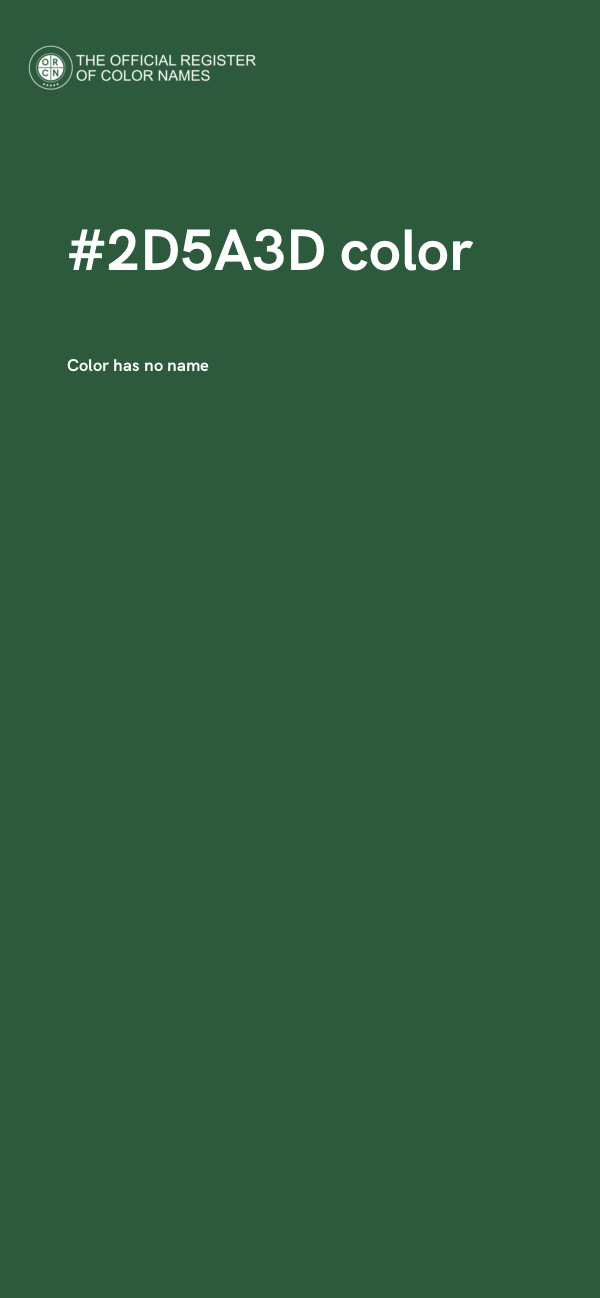 #2D5A3D color image