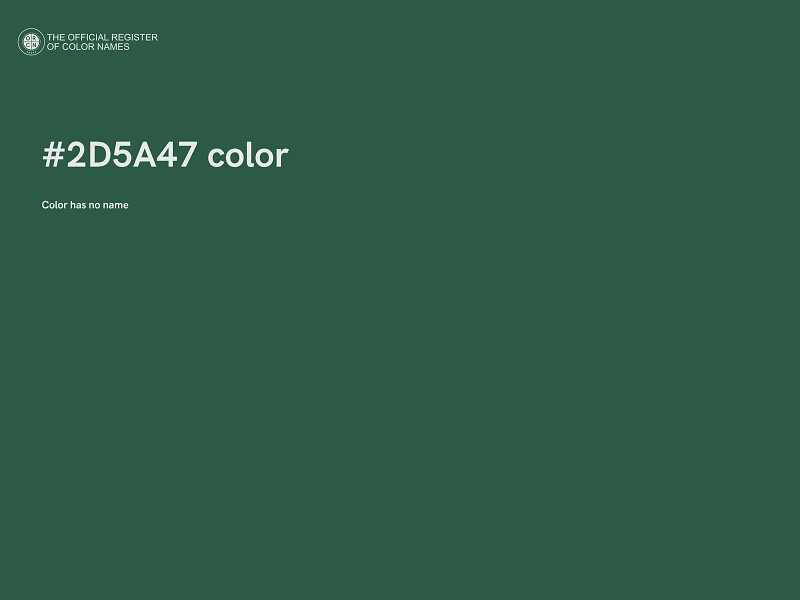 #2D5A47 color image