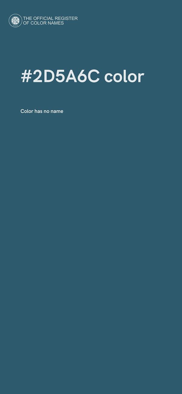 #2D5A6C color image