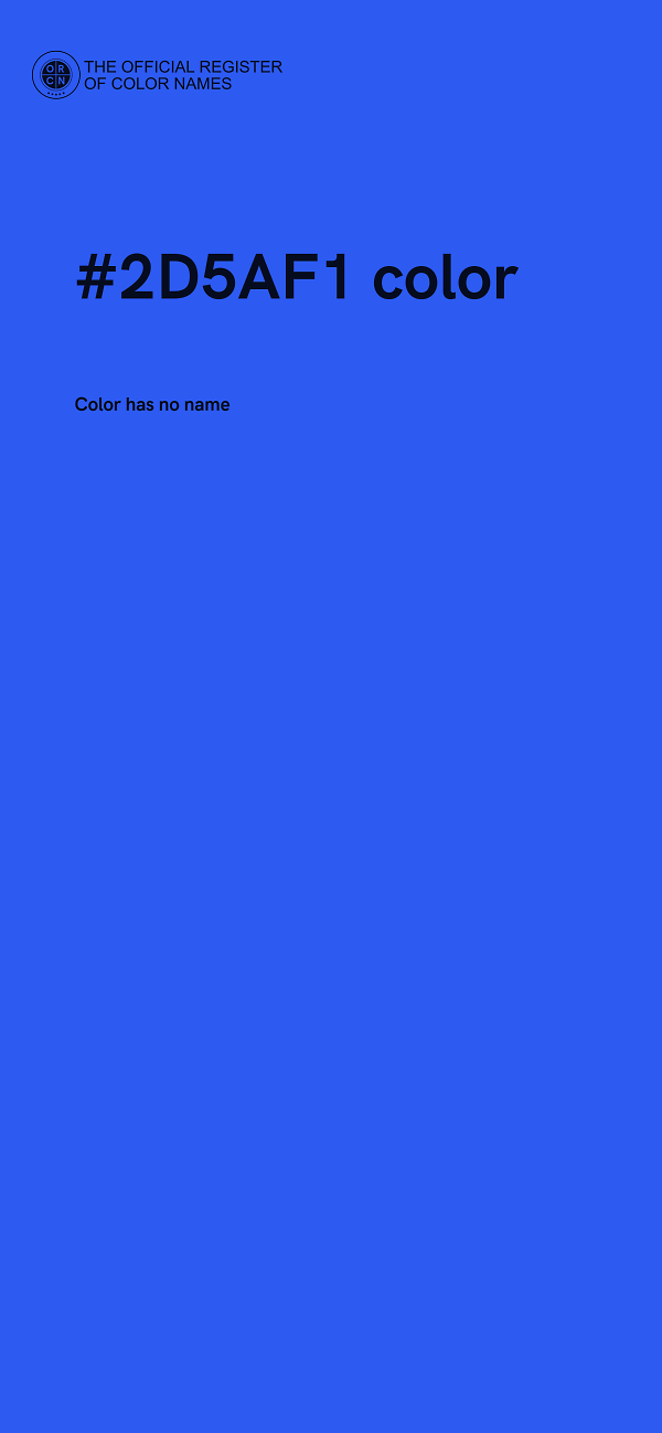 #2D5AF1 color image