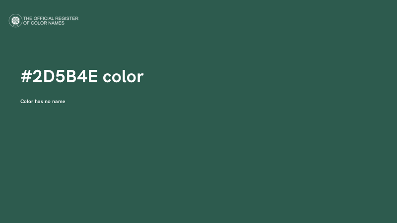 #2D5B4E color image