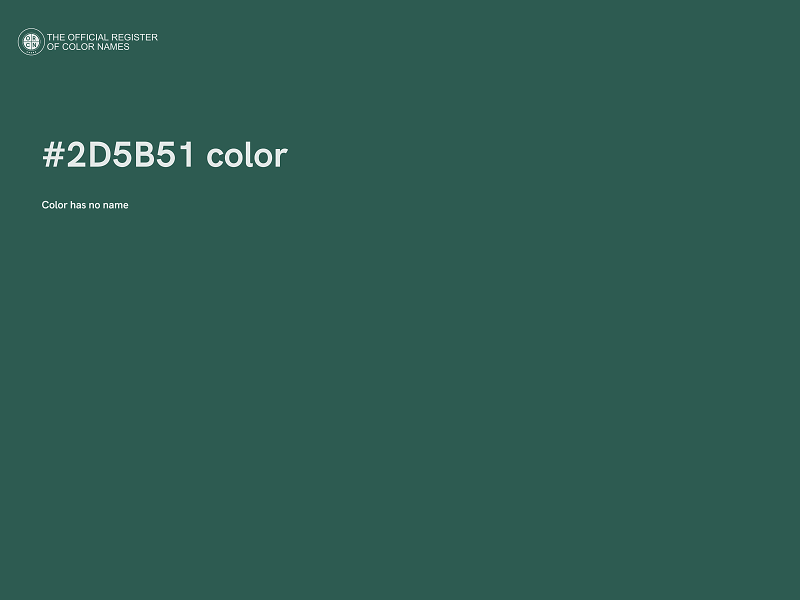 #2D5B51 color image