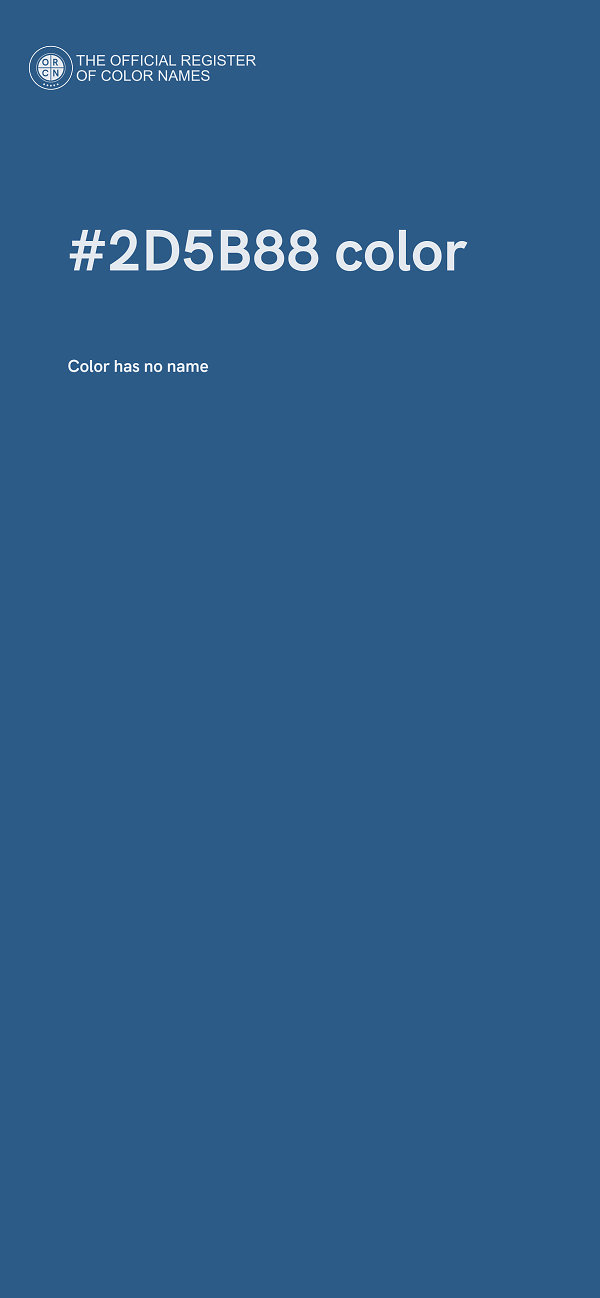 #2D5B88 color image