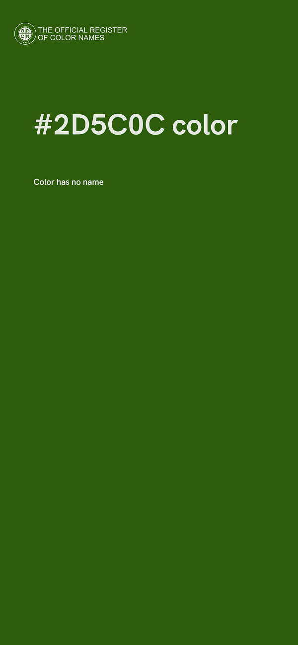 #2D5C0C color image