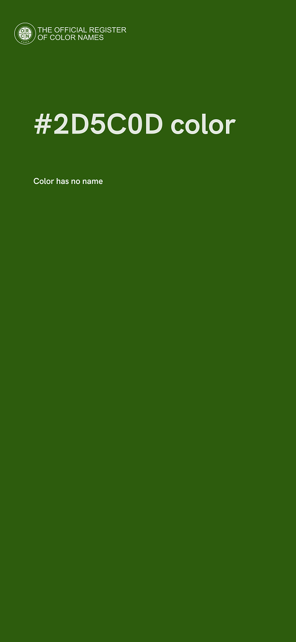 #2D5C0D color image