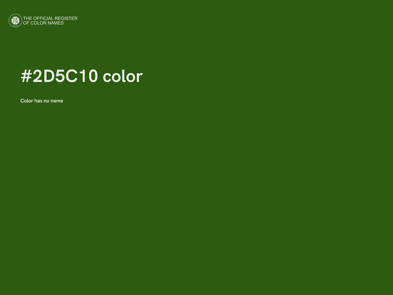 #2D5C10 color image