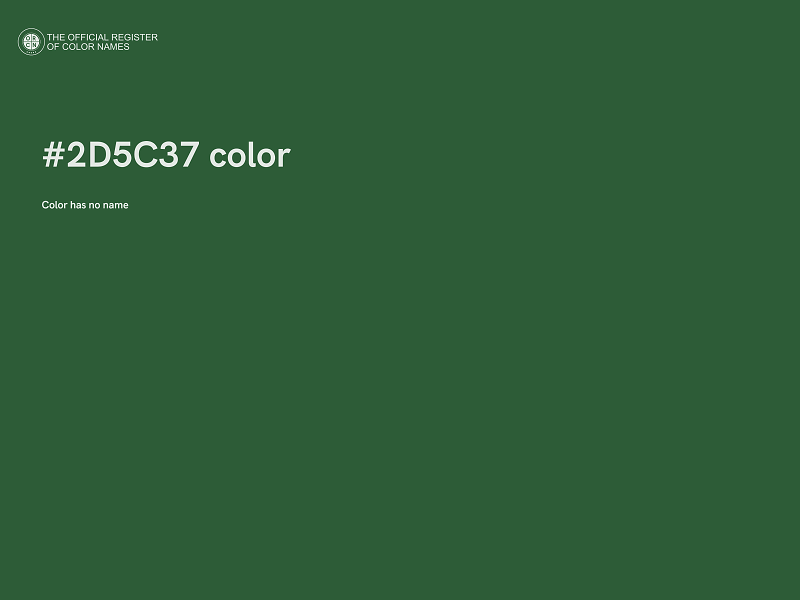 #2D5C37 color image