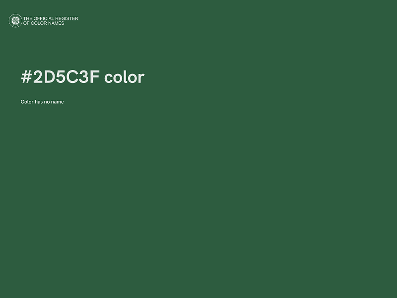 #2D5C3F color image