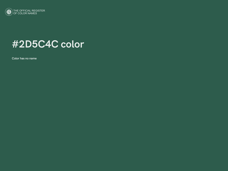 #2D5C4C color image