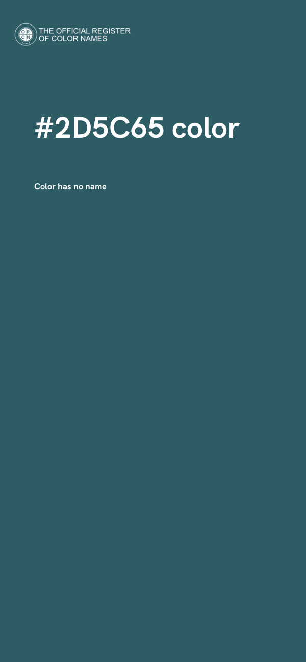 #2D5C65 color image