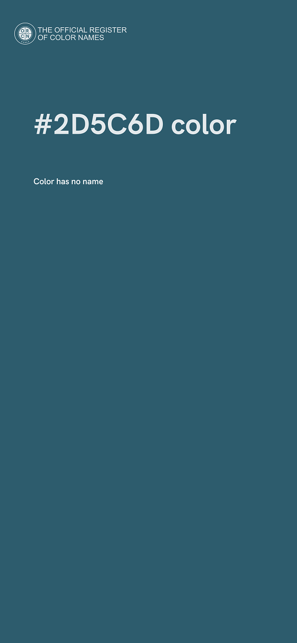 #2D5C6D color image
