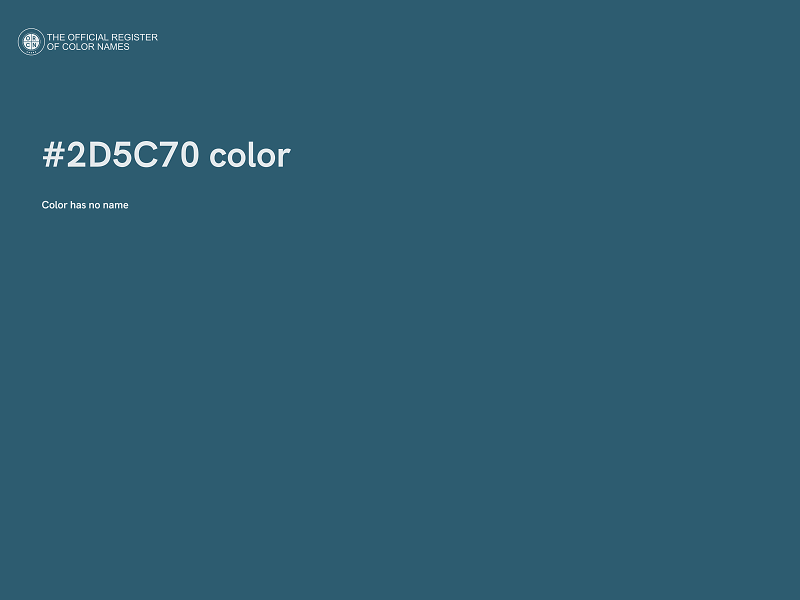 #2D5C70 color image