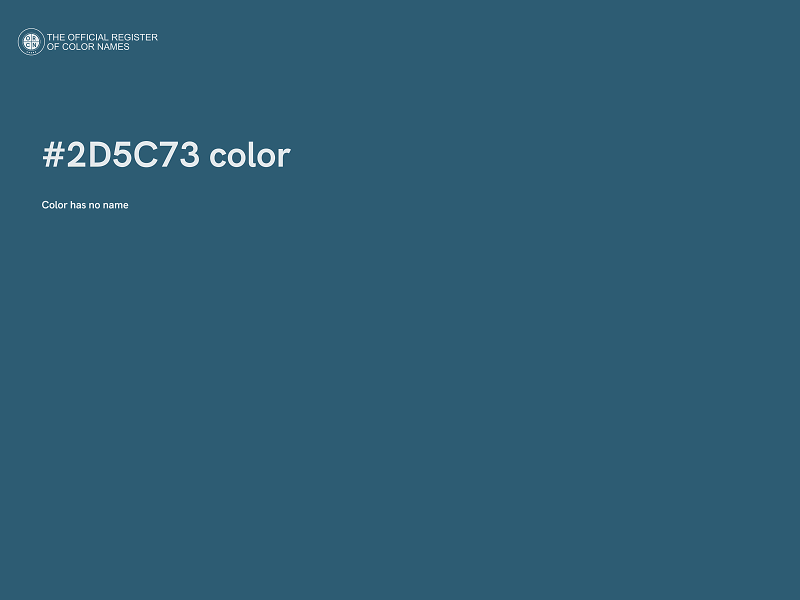 #2D5C73 color image