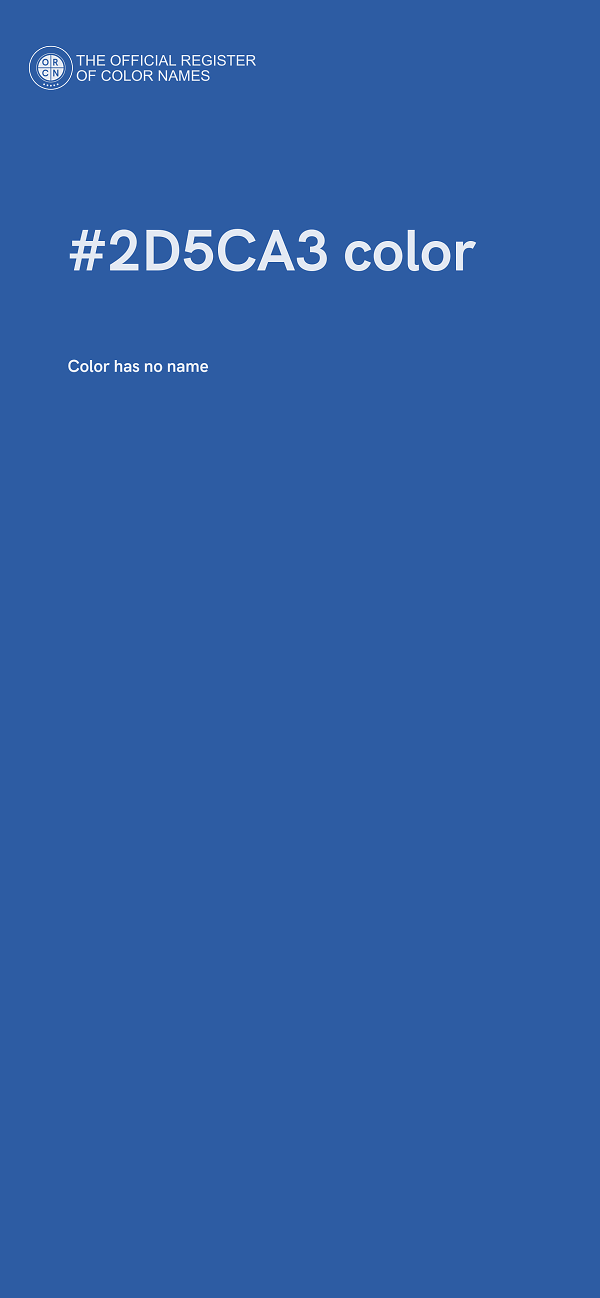 #2D5CA3 color image
