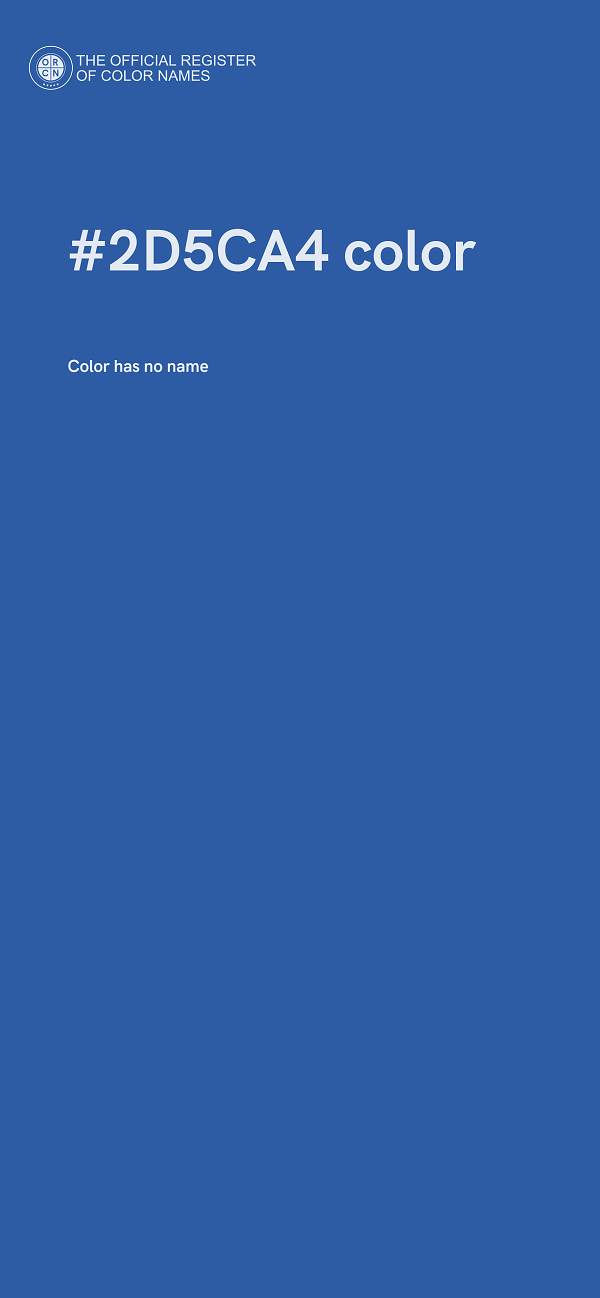 #2D5CA4 color image