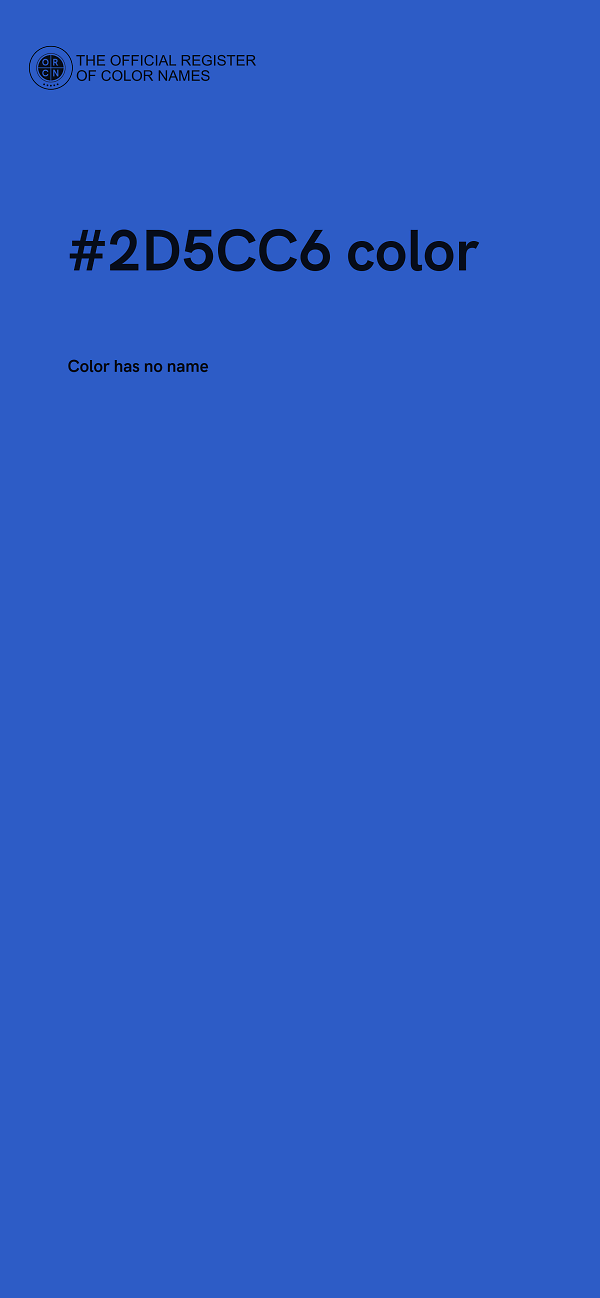 #2D5CC6 color image