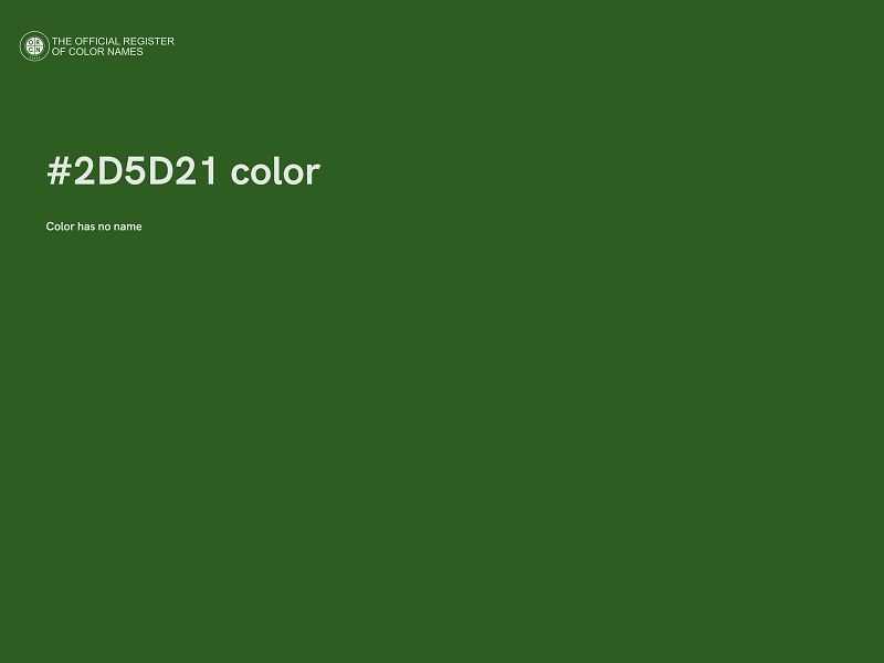 #2D5D21 color image