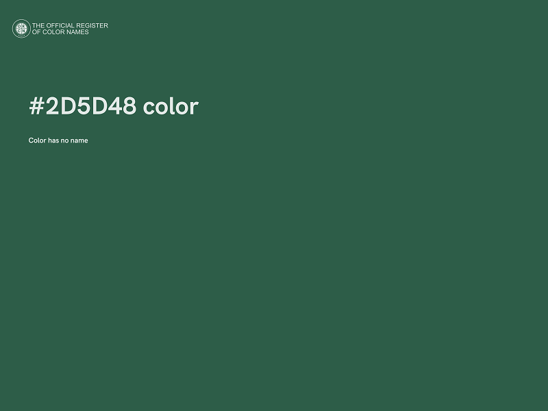 #2D5D48 color image