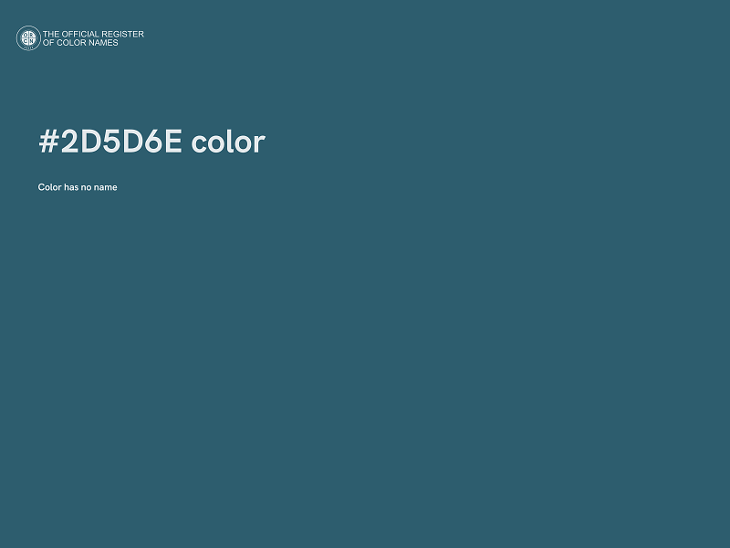 #2D5D6E color image