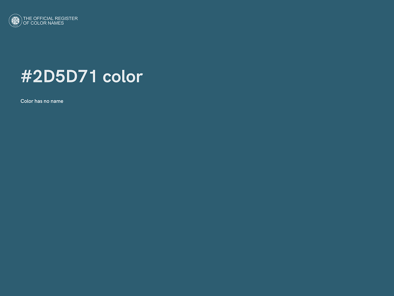 #2D5D71 color image