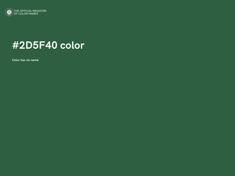#2D5F40 color image