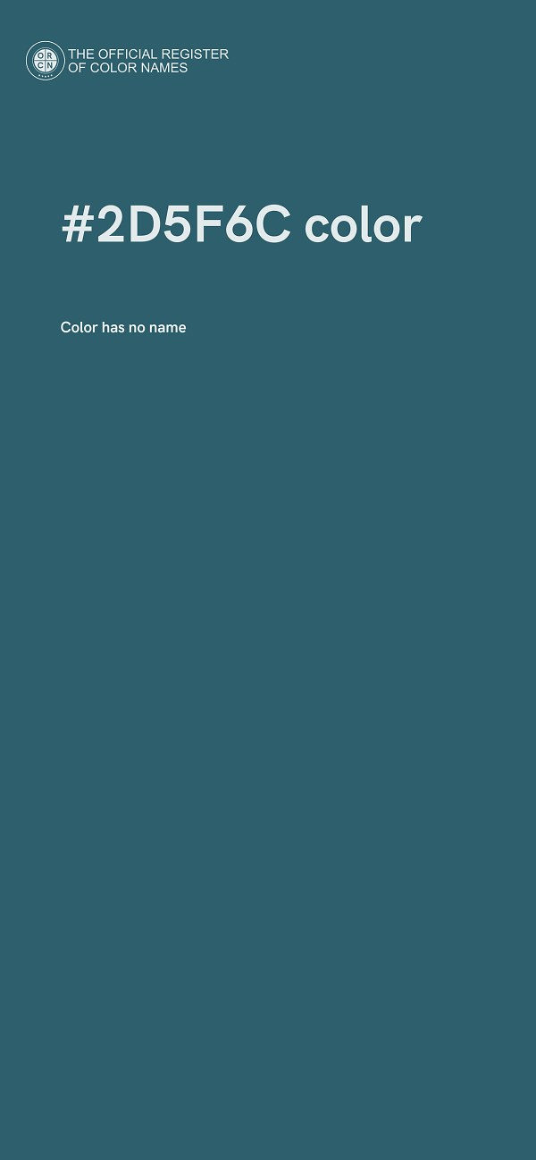 #2D5F6C color image