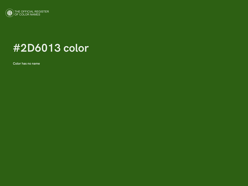 #2D6013 color image
