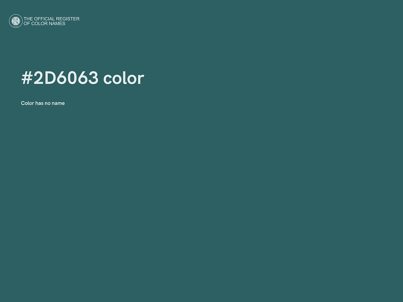 #2D6063 color image