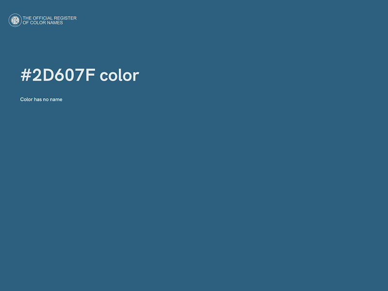 #2D607F color image