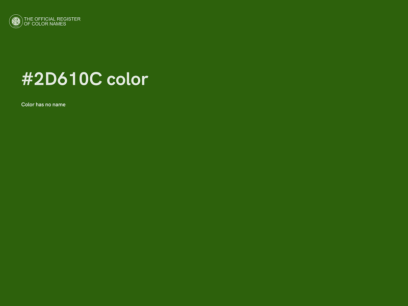 #2D610C color image