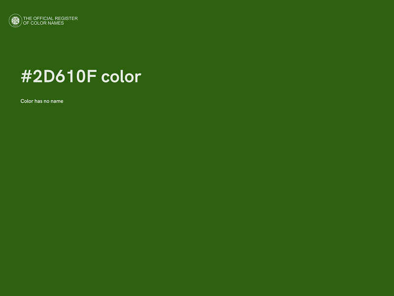 #2D610F color image