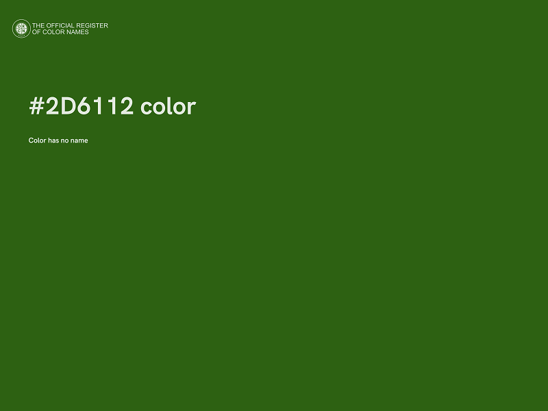 #2D6112 color image