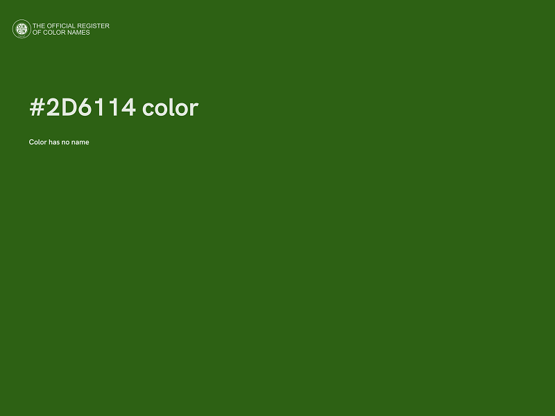 #2D6114 color image