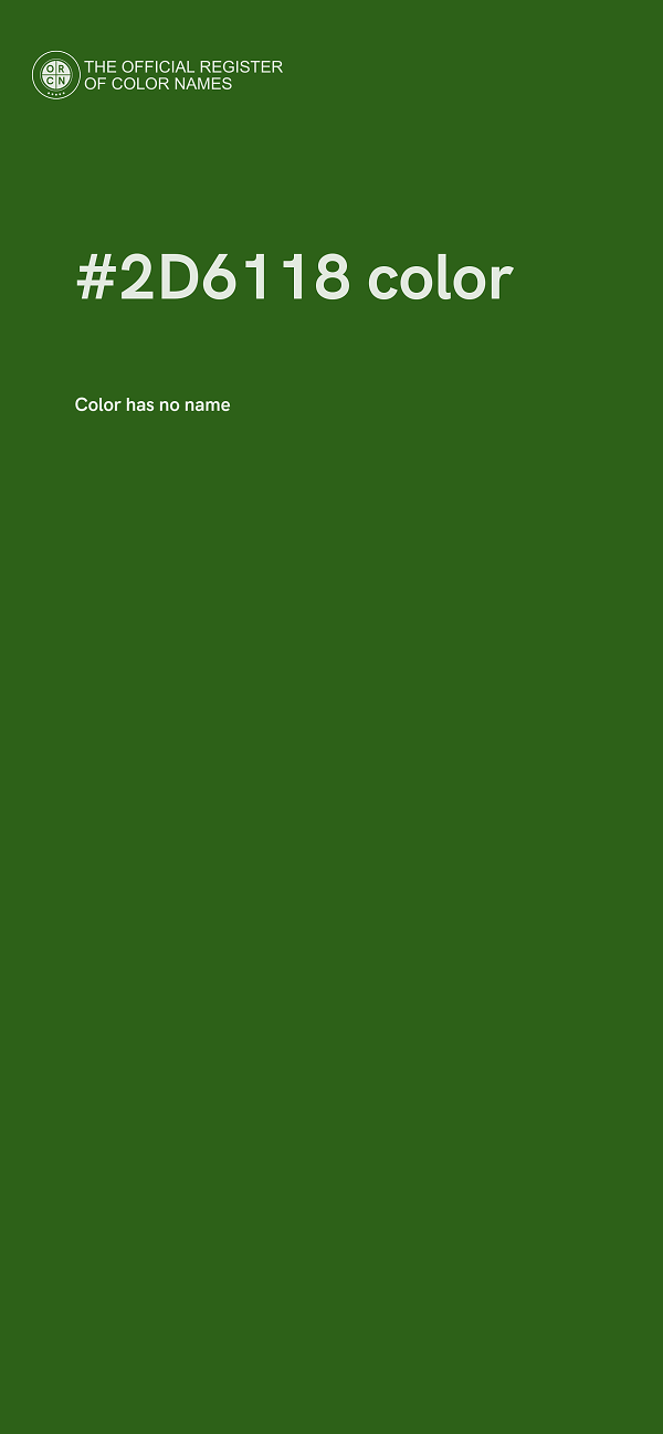 #2D6118 color image