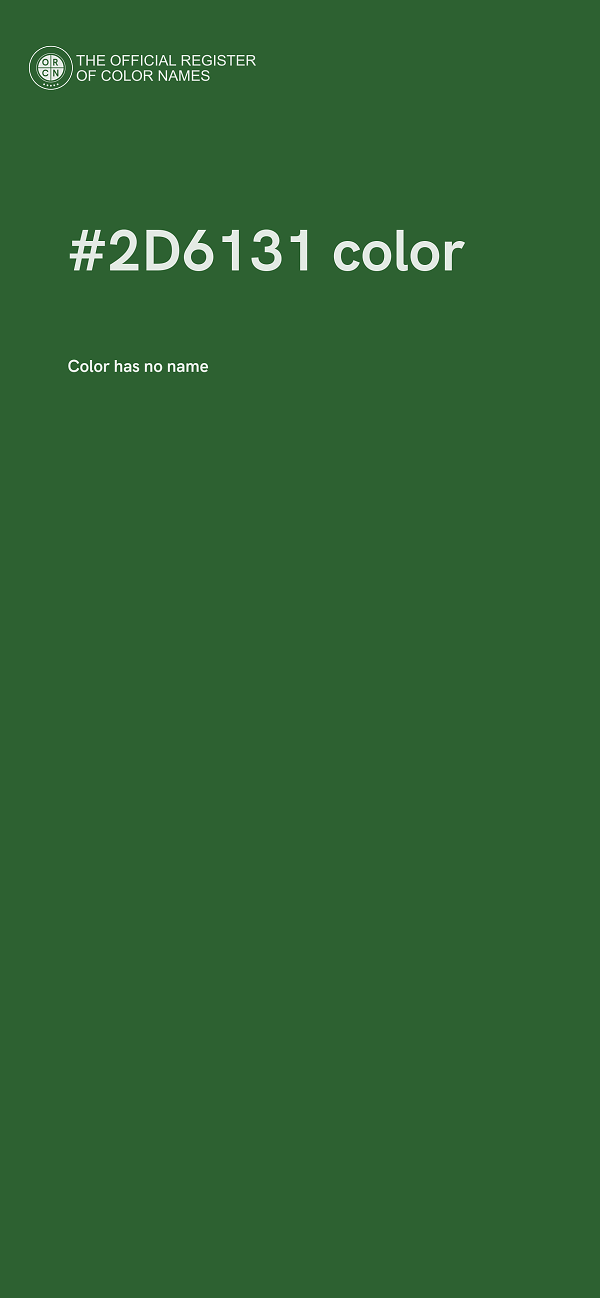 #2D6131 color image