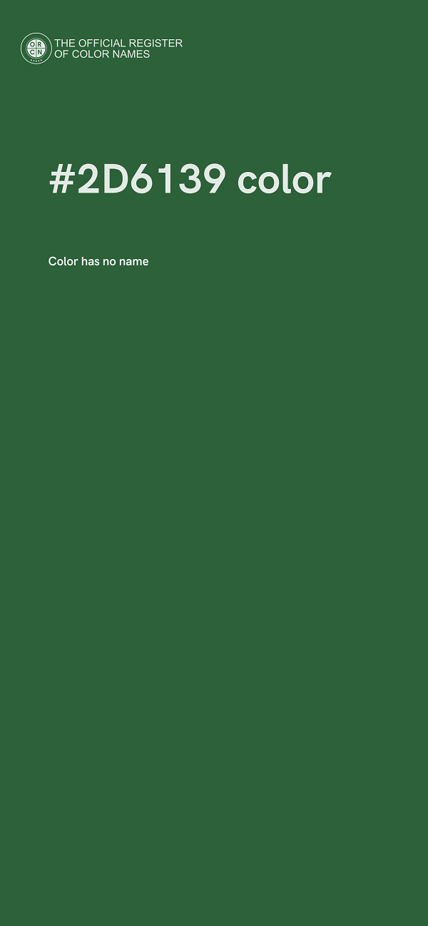 #2D6139 color image