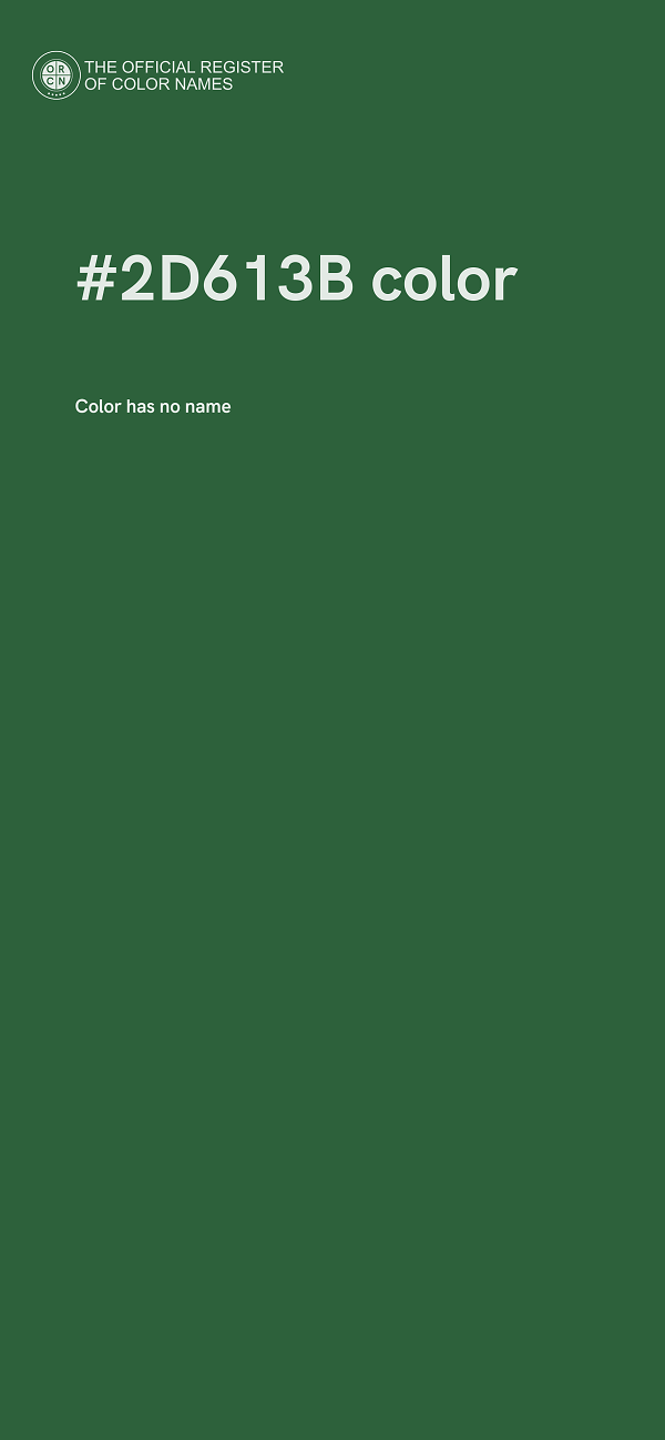 #2D613B color image