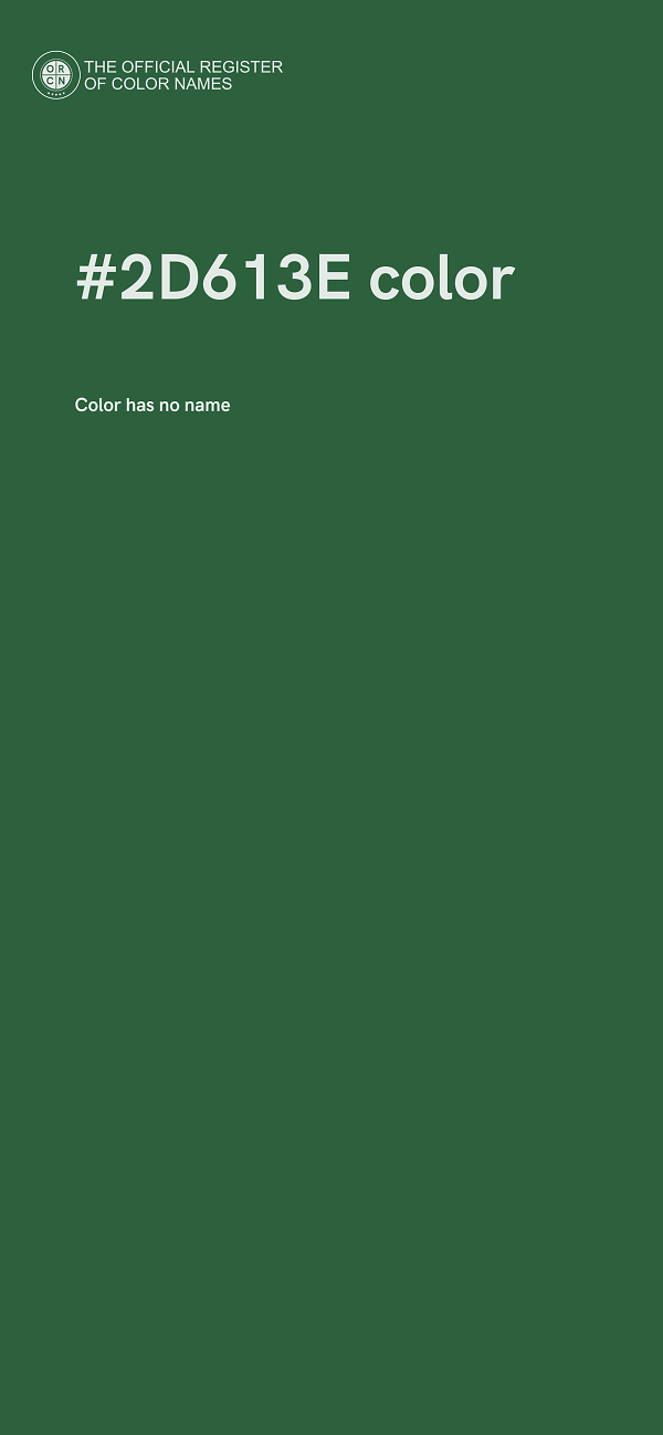 #2D613E color image