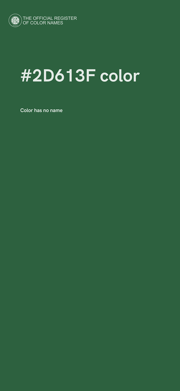 #2D613F color image