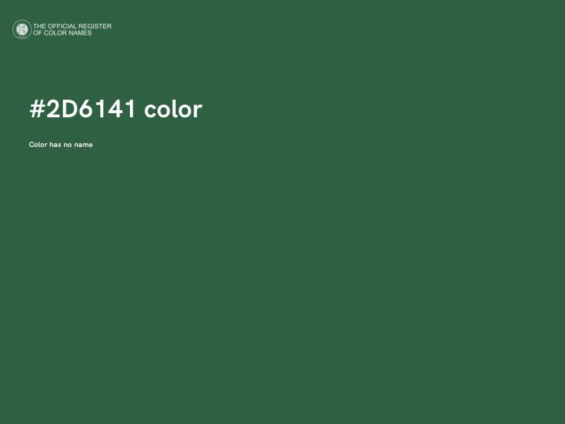 #2D6141 color image