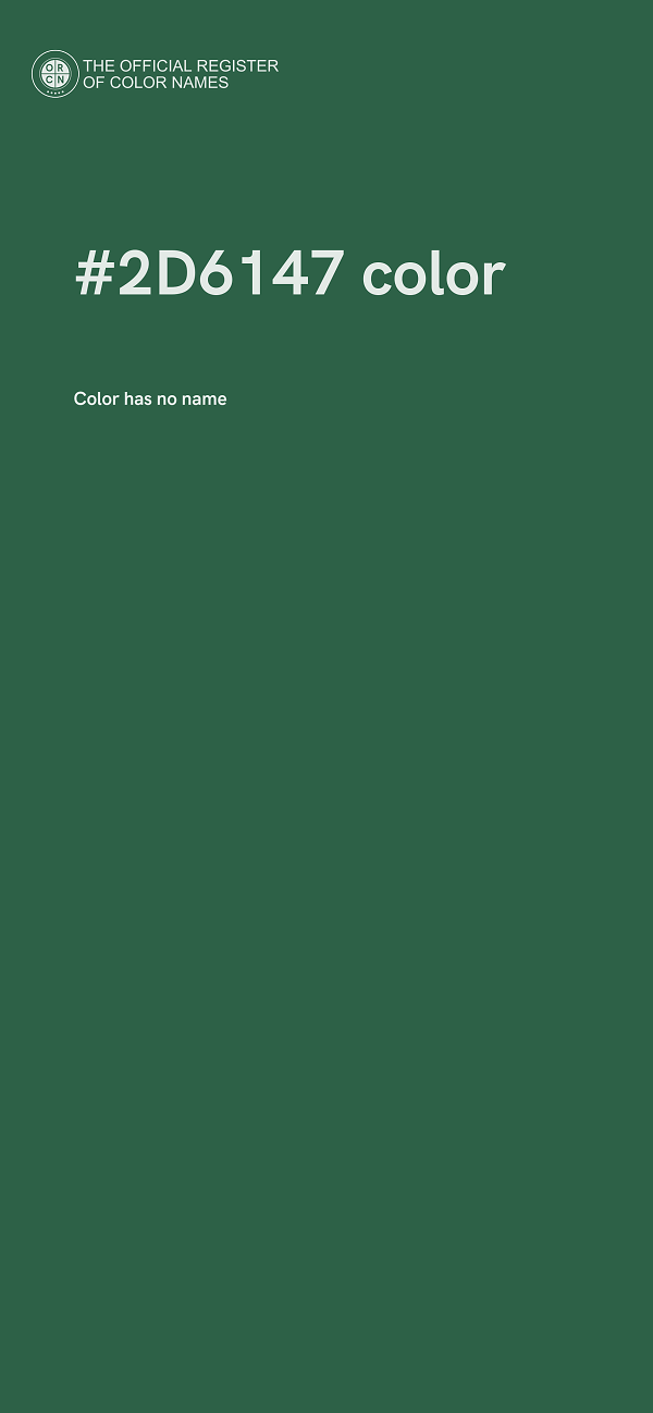 #2D6147 color image