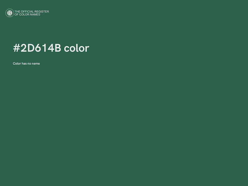 #2D614B color image