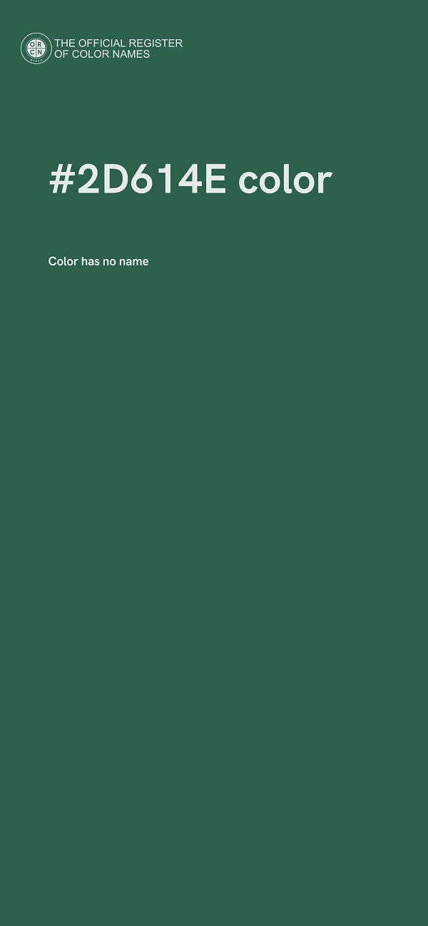 #2D614E color image