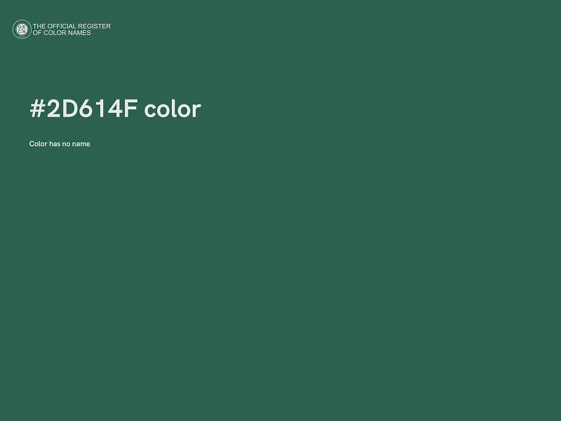 #2D614F color image